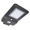 Eko-Light Vonkajšia solárna LED záhradná lampa IP65 15W 1650lm senzor čierna Eco-Light