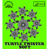 Poťah Der Materialspezialist TURTLE TWISTER SOFT Vyberte FARBU poťahu: čierny / BLACK, Vyberte HRÚBKU špongie: 1,6 mm