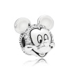 Strieborný prívesok Mickey Mouse so zirkónmi