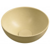 Sapho SMALL MINOR betónové umývadlo na dosku, priemer 26cm, žltá mat MR26022