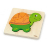 Drevené puzzle pre najmenších Viga Korytnačka - Multicolor