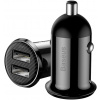 Baseus Grain Pro 2x USB 5V 4.8A auto nabíjačka, čierna CCALLP-01