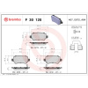 BREMBO Sada brzdových platničiek kotúčovej brzdy BREMBO P 30 120