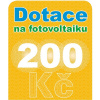 Dotace na fotovoltaiku v hodnotě 200 Kč