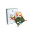 Doudou et Compagnie Paris Doudou Darčeková sada Aneth plyšová krava s hrkálkou 21 cm