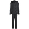 Chlapčenské súpravy Adidas Kids 3-stripes French Terry - Čierny (128 cm)