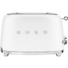 Hriankovač na 2 toasty 50's Style biely matný