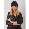 Fialová kožušinová čiapka -AT-CZ-16801.38-violet ONE SIZE