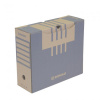 Donau Archívny box DONAU 120mm hnedý