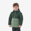 QUECHUA Detská prešívaná turistická bunda NH500 2-6 r. zelená 113-122 cm