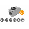 MULTIPACK 24 ks - rýchlozarezávací keystone Solarix CAT6A STP SXKJ-10G-STP-BK-NA Comp. Level a 4PPoE (25286913)
