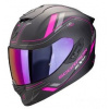 SCORPION prilba na motocykel EXO-1400 EVO II CARBON AIR MIRAGE, čie/ruž, veľ. XS