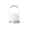 Audo Copenhagen Prenosná lampa Carrie Leather Handle, brushed aluminium 71052