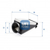 UFI vzduchovy filtr 30.B87.00