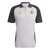 adidas Slb pánske polo tričko Solid Grey/Red M