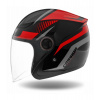 Přilba Reflex, CASSIDA (černá/červená/šedá) XL