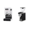 Gaggia New Classic EVO, white + Rocket Espresso FAUSTINO 3.1, black