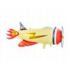 PartyDeco Fóliový balón Farebné lietadlo 91 x 39 cm