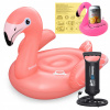 Matrac na plávanie Plameniak Plážový Bestway + Pumpa + Podstavec na nápoje 3