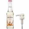 Barmanský sirup MONIN Cane Sugar Cukrový 250 ml + Pumpička
