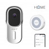 iGET HOME Doorbell DS1 White + CHS1 White - WiFi batériový videozvonček, set s reproduktorom, CZ app