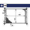 MAHLE Chladič, chlazení motoru BEHR CR 631 000S