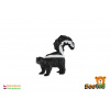ZOOted Skunk pruhovaný zooted plast 5cm v sáčku