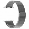 Kovový řemínek Milánský tah pro hodinky Apple Watch 45mm (44,42mm) Farba: Stříbrná