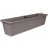 Plastkon Magnolie 2Smart samozavlažovací kvetináč 80 cm sivá