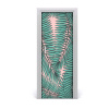 Samolepiace fototapety na dvere listy palmy 75x205