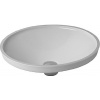 Duravit Architec - Umývadlo bez prepadu, priemer 42 cm, WonderGliss, biela 03194200001