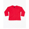 Babybugz Detské tričko s dlhým rukávom BZ11 Red 3-6 Monate