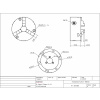 3-čeľusťové skľučovadlo 125 mm pre RT 150