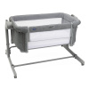 CHICCO Postieľka Next2Me Magic Evo - Grey Mist Varianta: dark grey