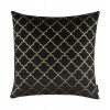 Vankúš - Dekoratívny vankúš 45x45 Welvet Docore Black (Dekoratívny vankúš 45x45 Welvet Docore Black)