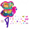 Polly Pocket Velký přenosný set Plameňák, Mattel HGC41