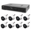 Kamerový set 1x AVTECH NVR AVH1109 a 8x 2Mpx IP Bullet kamera AVTECH DGM2103ASVP + 8x Kábel UTP 1x RJ45 - 1x RJ45 Cat5e 15m!