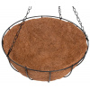 Kvetináč Strend Pro LC-CocoH-23, 30x30x14 cm, visiaci, oceľ/kokos, závesný, s retiazkou a vešiakom