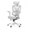 Autronic Kancelářská židle, synchronní mechanismus, šedá síťovina, KA-B2361 GREY