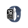 Apple Apple Watch Series 10 GPS 42mm Silver Alu Case, Denim Sport Band M/L EU MWWC3