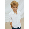 Detská bavlnená košeľa Mayoral 6174.7A.Junior.PPY2 biela 140