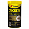 Sušené cvrčky pre plazy a veľké akvarijné ryby Tropical Crickets 100 ml