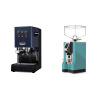 Gaggia New Classic EVO, blue + Eureka Mignon Specialita, CR tiffany blue