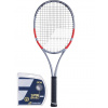 Tenisová raketa Babolat Pure Strike 98 16/19 4-gen - grey/fluo strike + výplet (2)