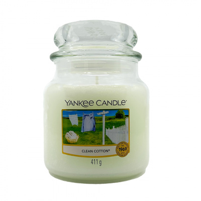 Yankee Candle Clean Cotton Medium Jar 411 g