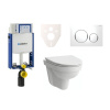Laufen Cenově zvýhodněný závěsný WC set Geberit k zazdění + WC Pro Nordic SIKOGE2H4