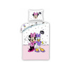 Obojstranné bavlnené obliečky Halantex MINNIE MOUSE, 140/200+70/90, MN380BL