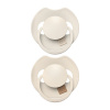 Lovi Cumlík silikónový dynamický Prime 18 m+ 2 ks Coconut/ivory