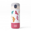 Monbento Pop detská fľaša na pitie 360 ml, ružoví vtáci, 36334121