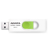 ADATA Flash Disk 64GB UV320, USB 3.1 Dash Drive, bílá/zelená AUV320-64G-RWHGN